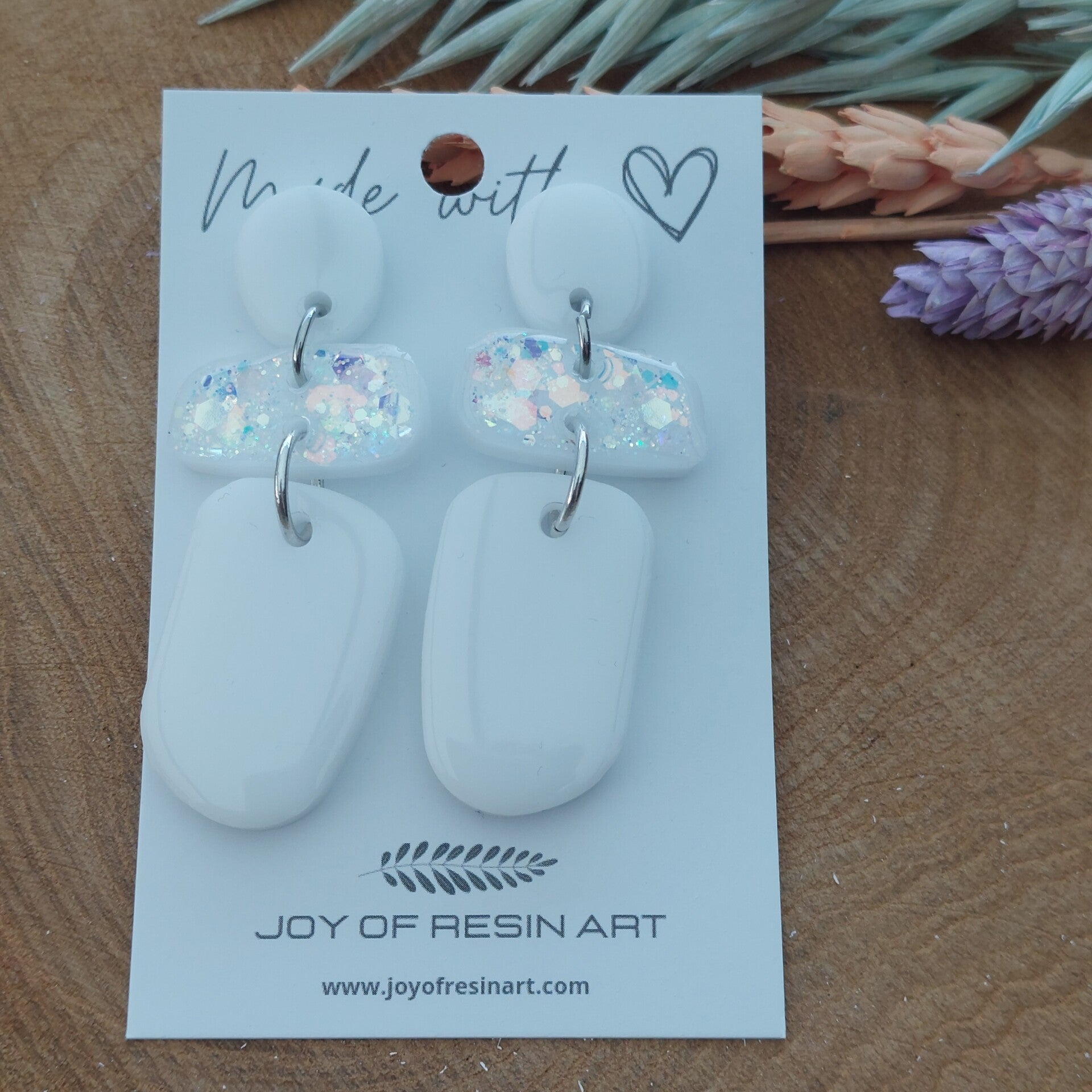 Oorstekers JOLLY Frozen wit