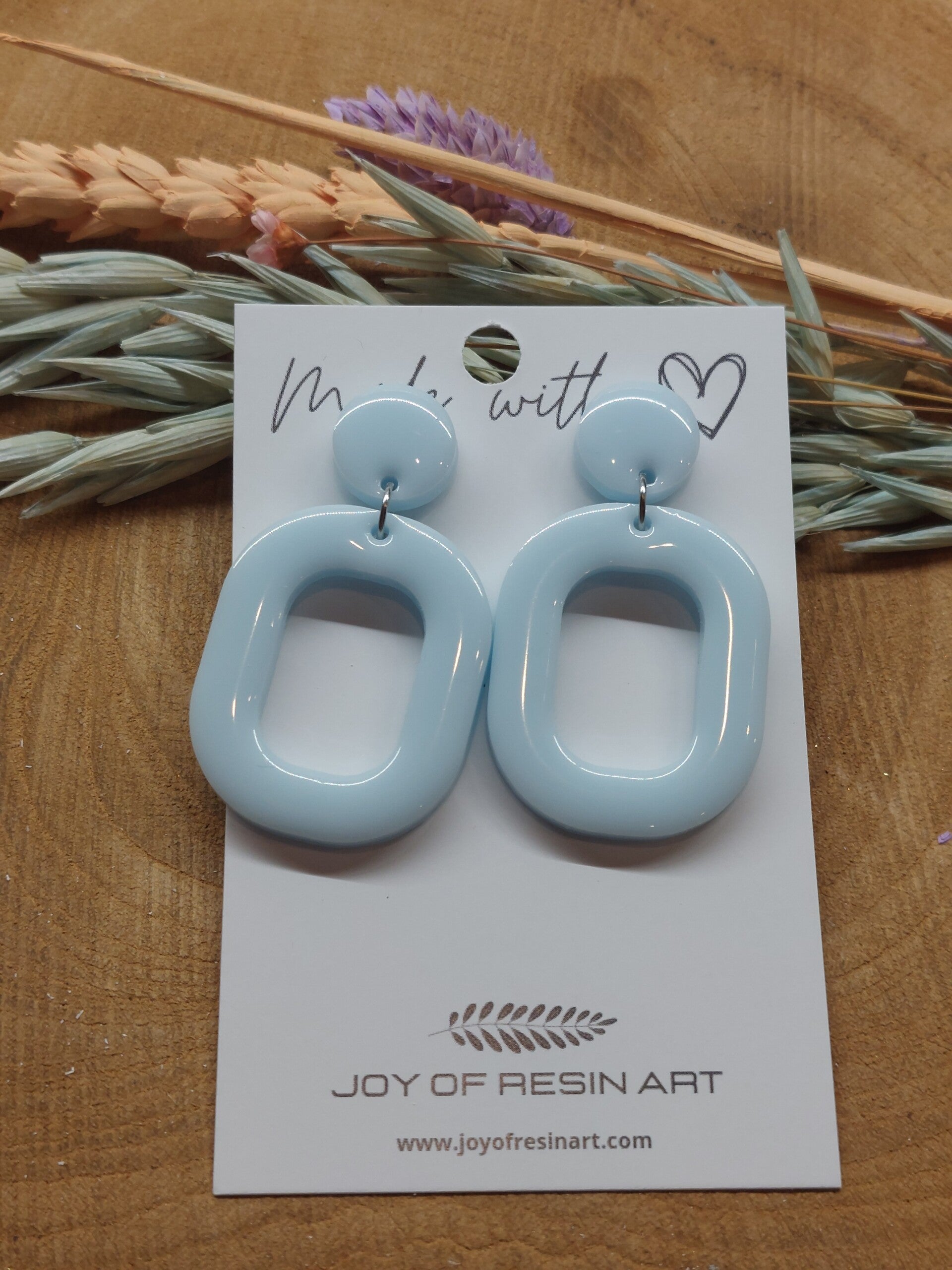 Oorstekers NOA Pastelblauw