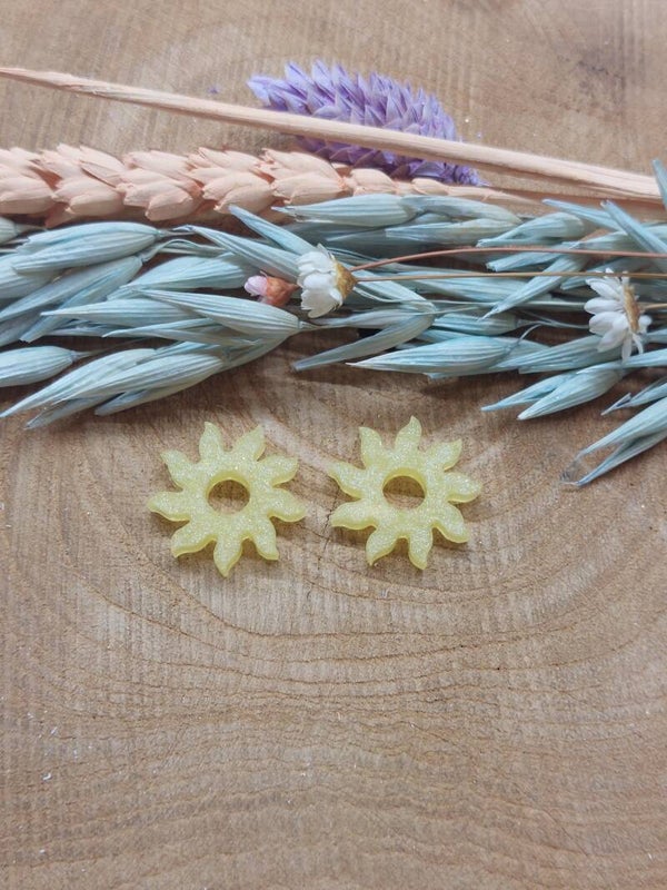 Resin bedeltjes RAYE Sunshine