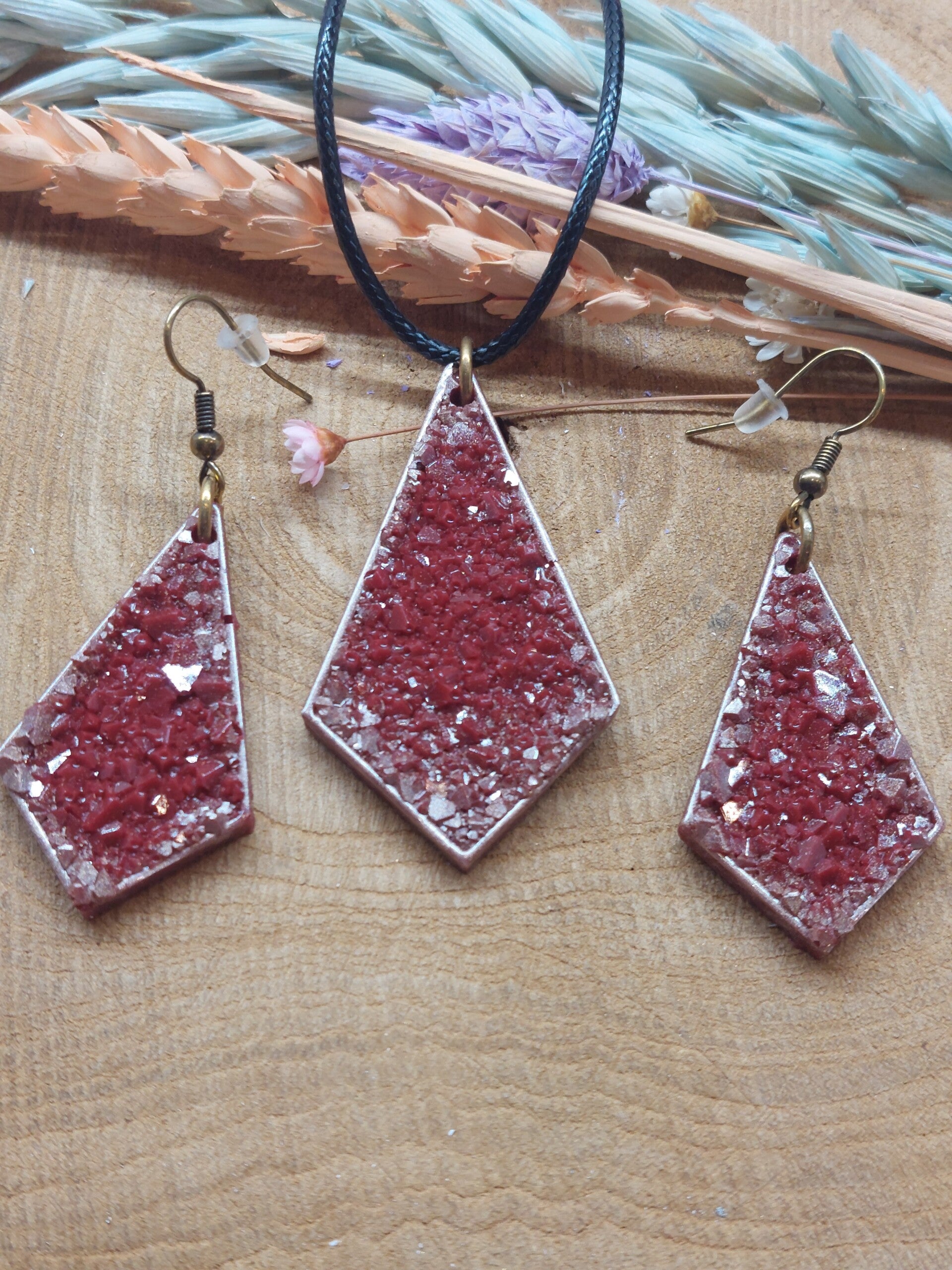 Set MAEVE Burgundy II