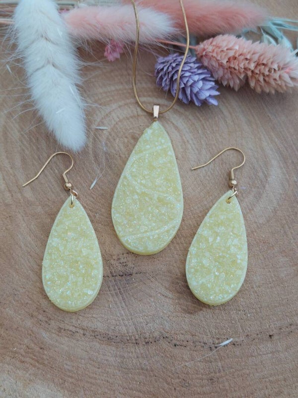 Set LUNA Yellow Sparkle