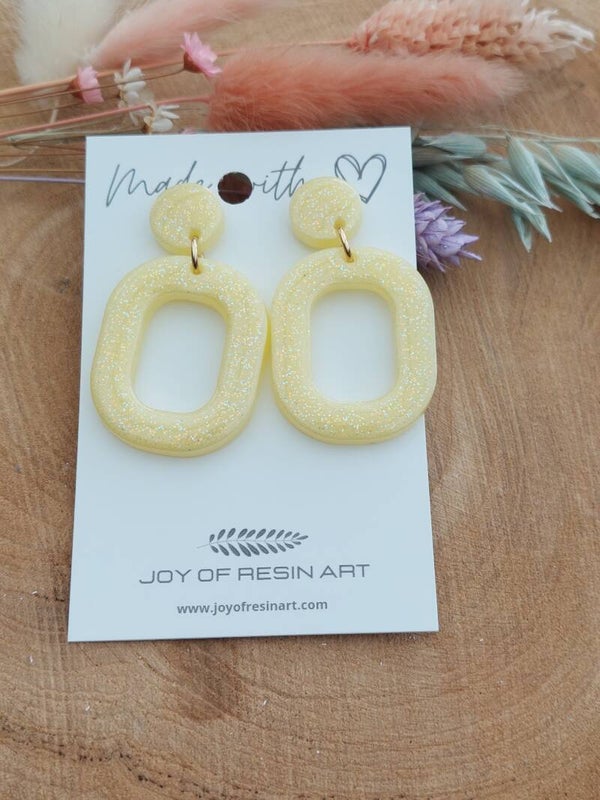 Oorstekers NOA Yellow sparkle