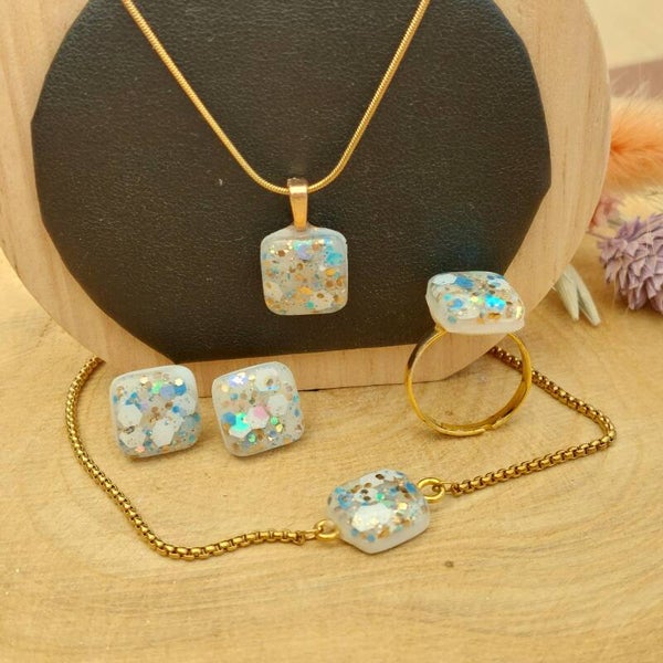 Set BLUE PEARL