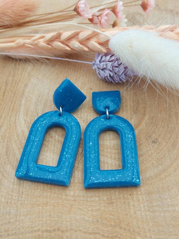 Oorstekers ODETTE Cobalt