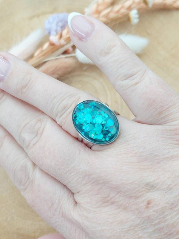 Verstelbare ring M HIDDEN GEM
