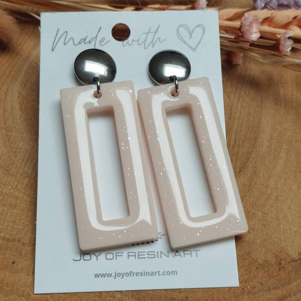 Oorstekers LOUX Soft Rose Sparkle