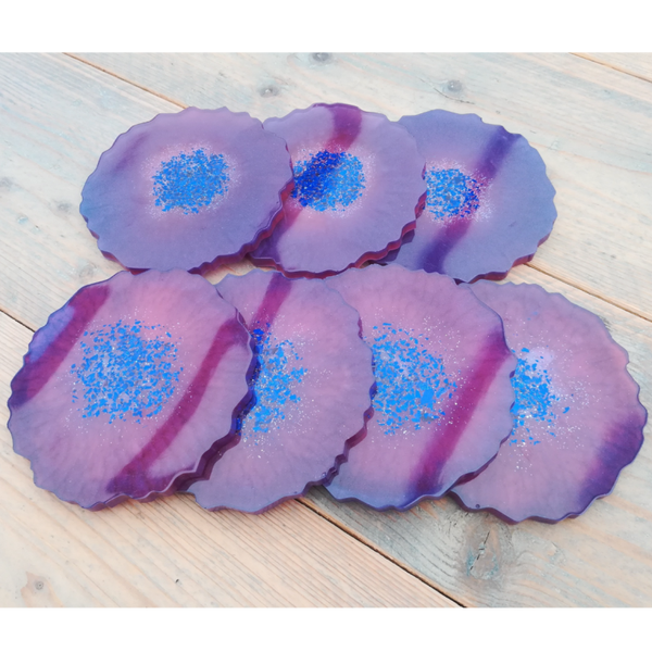 Gekartelde onderzetters 'PURPLE'