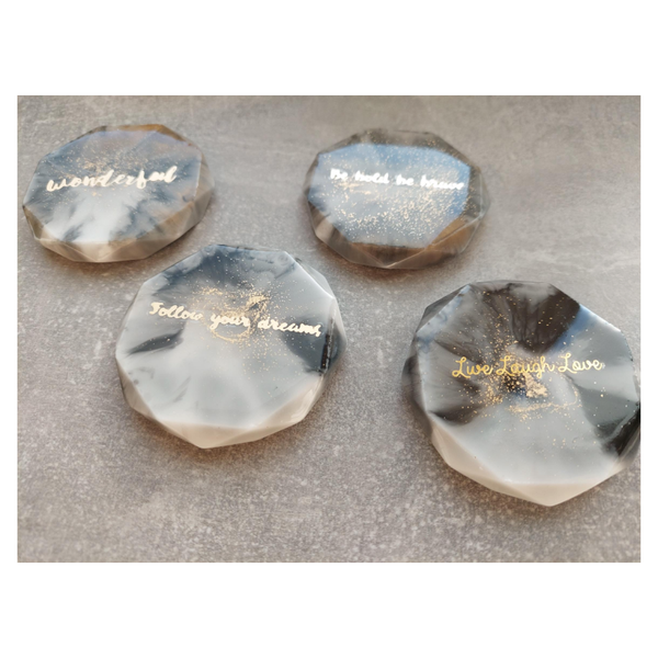 Kleine onderzetters 'QUOTE'