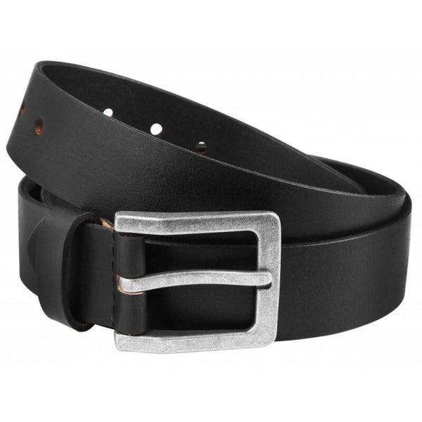 Herenriem echt leren riem, zwart handgemaakt 100% echt leer 4cm breed.