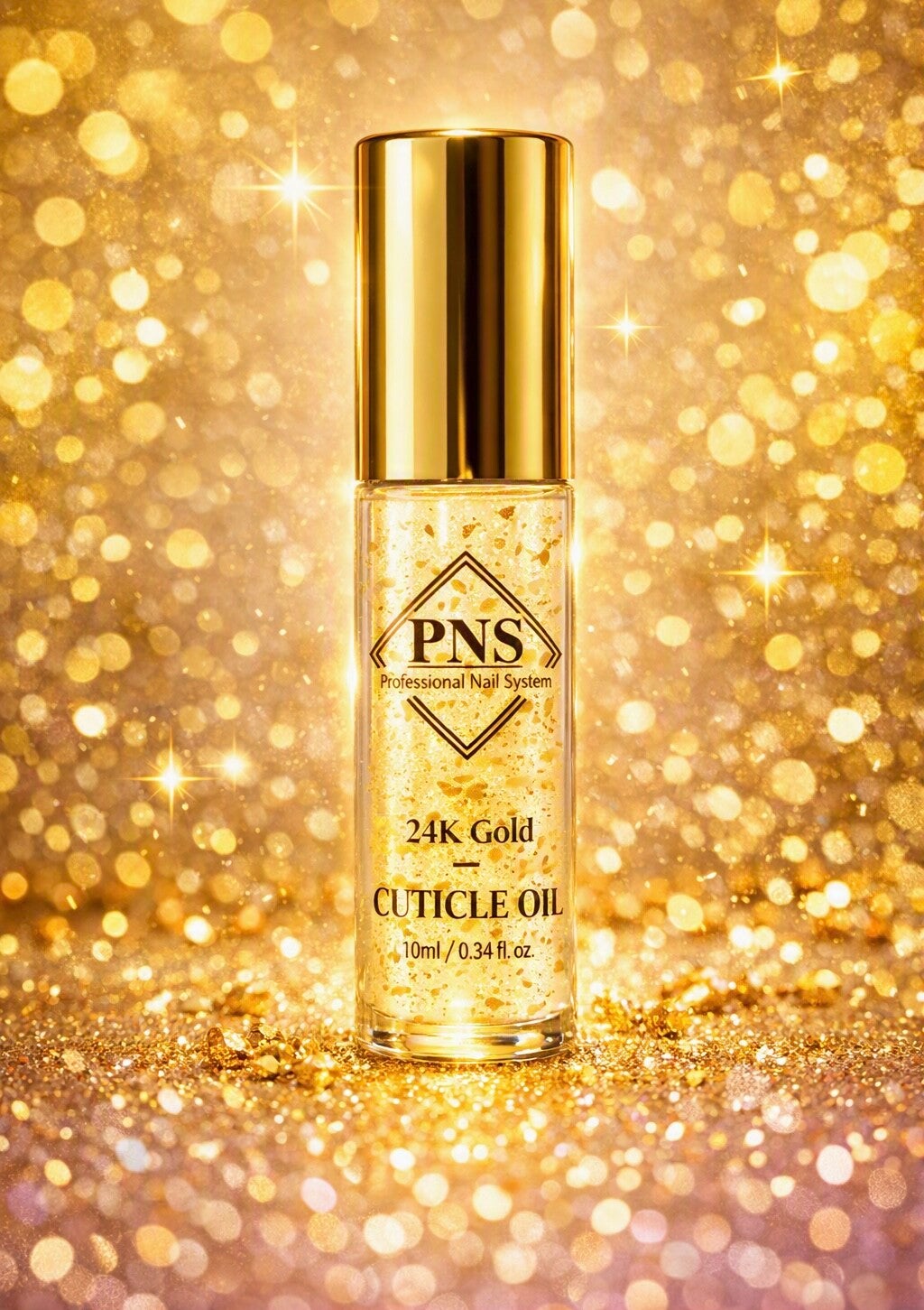 PNS 24K Cuticle oil / nagelriemolie 10 ml (roller)
