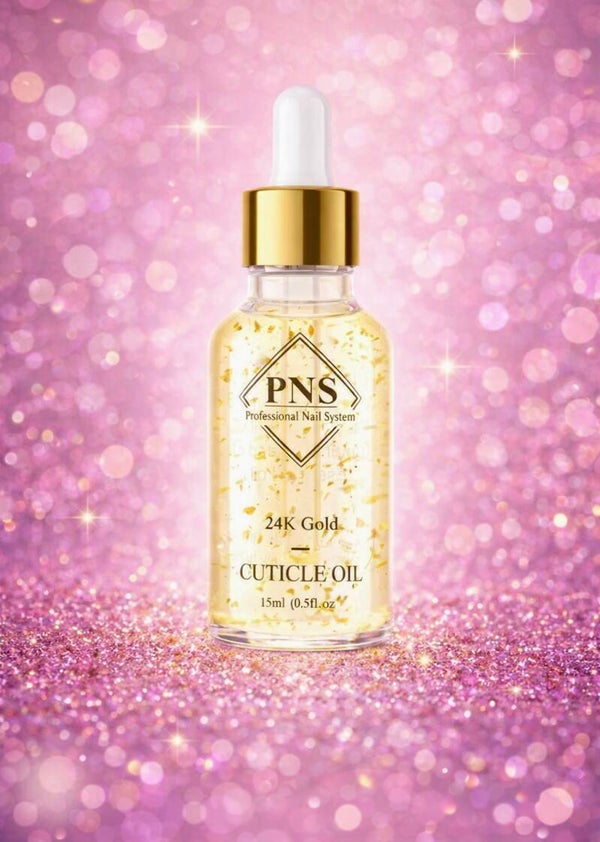PNS 24K Cuticle oil / nagelriemolie 15 ml (pipet)