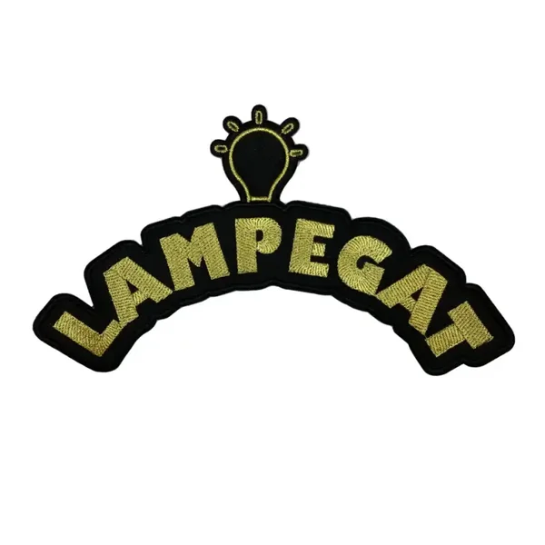 Lampegat embleem - Rugembleem lampje
