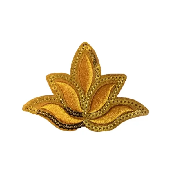 Embleem lotus bloem oranje