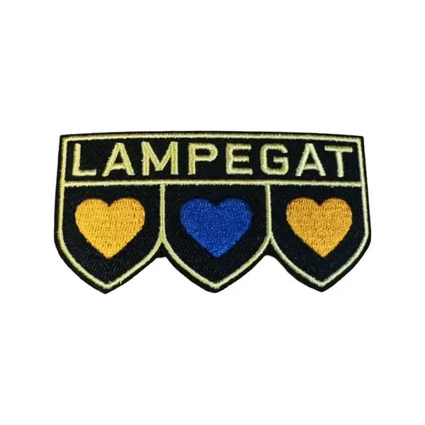 Embleem Lampegat met harten