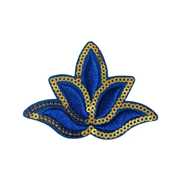 Embleem lotus bloem blauw