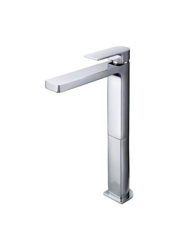 MIX LAVABO ALTO CON PILETTA CLICK_CLACK CROMO