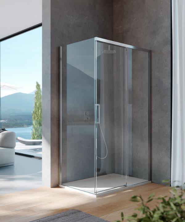 LATO ADELE 160 SCORREVOLE TRASPARENTE EXTRACHIARO BRILL