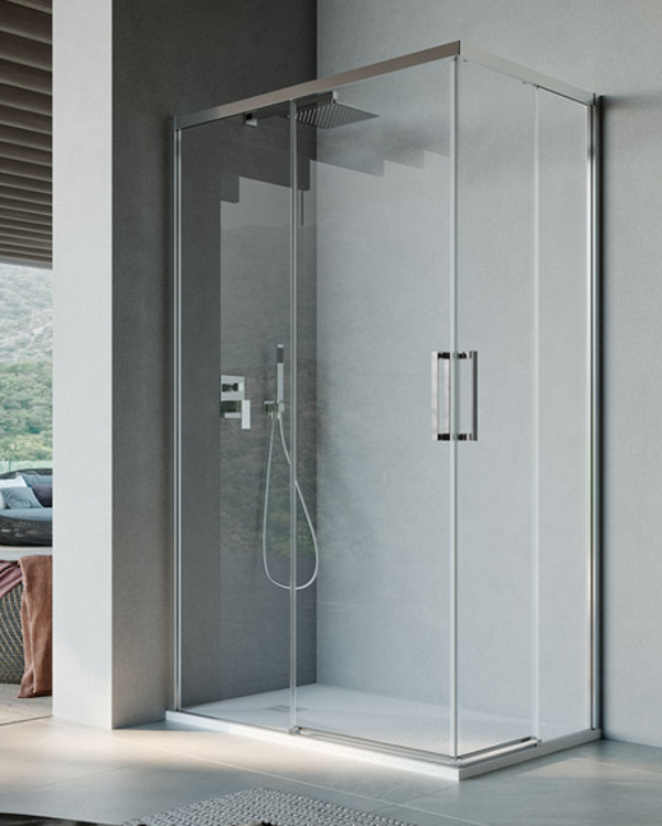 PORTA DOCCIA ADELE 120 SX TRASPARENTE BRILL