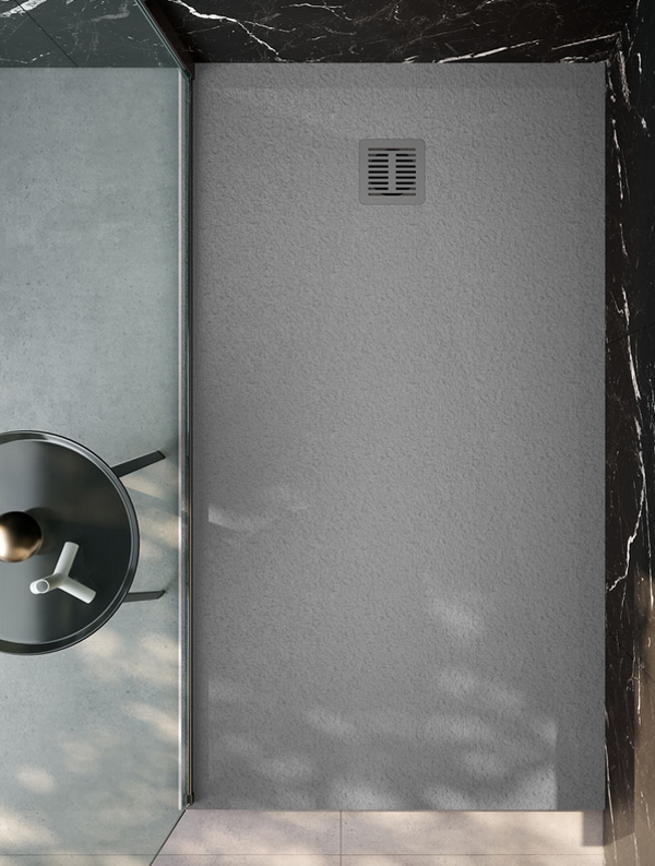 PIATTO DOCCIA CUPIDO 80X120 CEMENTO CARBON