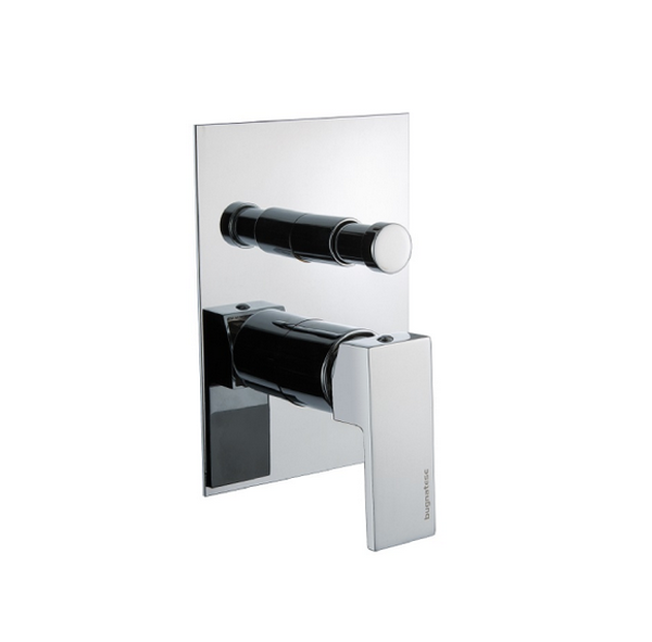 9172CR MONOCOMANDO INCASSO DOCCIA 2 USCITE C/DEVIATORE AUTOMATICO CROMO