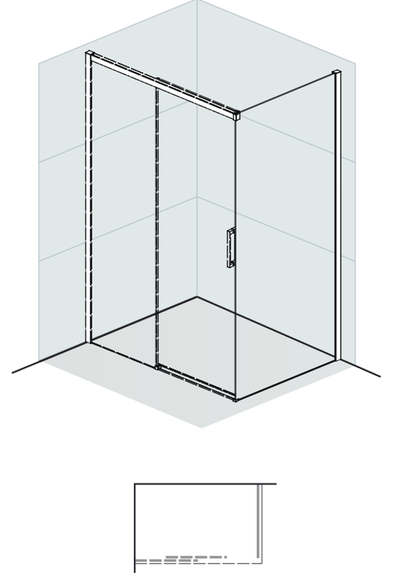 LATO FISSO ADELE 70 REVER. TRASPARENTE EXTRACHIARO BRILL