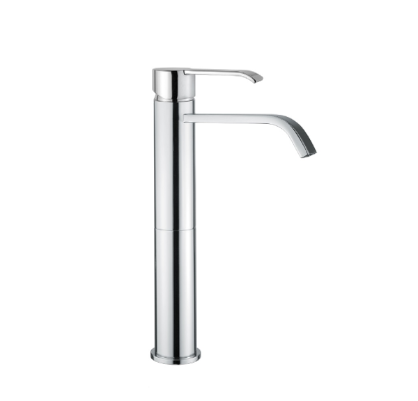 9617SCCR MONOCOMANDO LAVABO ALTO CROMO CON PILETTA CLICK CLACK