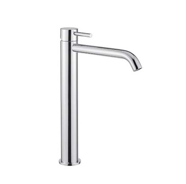 5797SCCR MONOCOMANDO LAVABO ALTO CROMO CON PILETTA CLICK CLACK