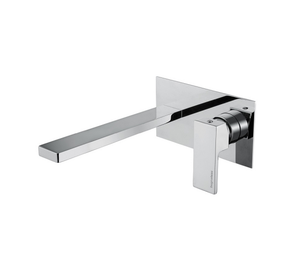 9147SCCR MONOCOMANDO INCASSO C/PIASTRA UNICA E BOCCA CM 21 CROMO CON SCARICO CLICK-CLACK