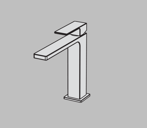 EFFE MIX LAVABO MEDIO MONOC. CON PILETTA CLICK_CLACK CROMO
