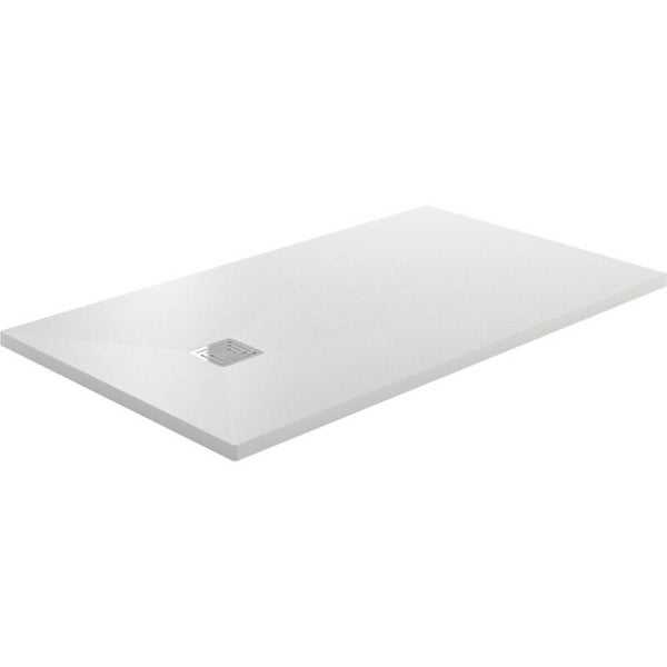 3704 PIATTO DOCCIA ARDESIA PLUS 100X140 BIANCO H 3 CM