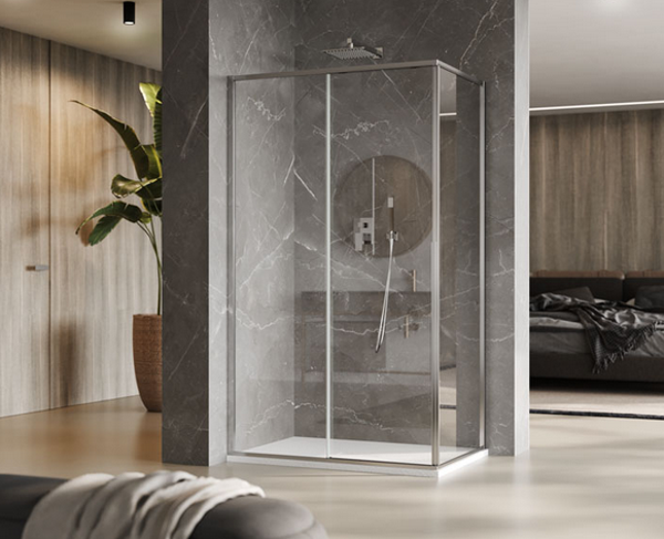 BOX DOCCIA STELLAR 80X120 SINISTRO TRASPARENTE BRILL