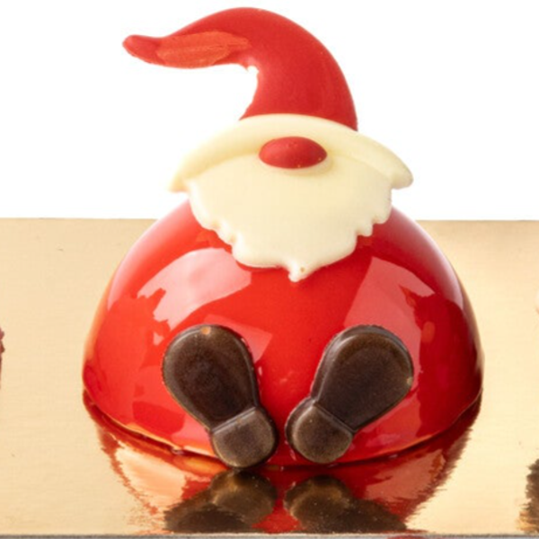 éénpersoons ijsgebak kerstkabouter