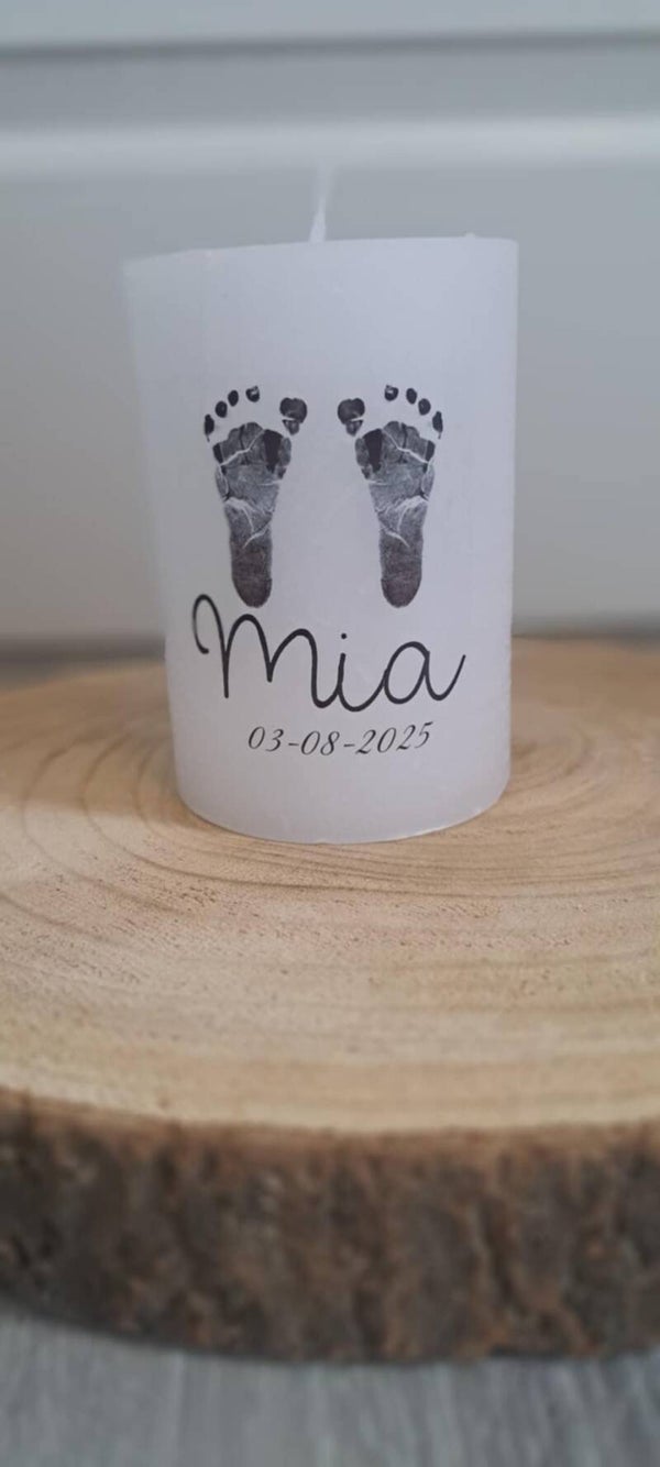 Gepersonaliseerde kaars