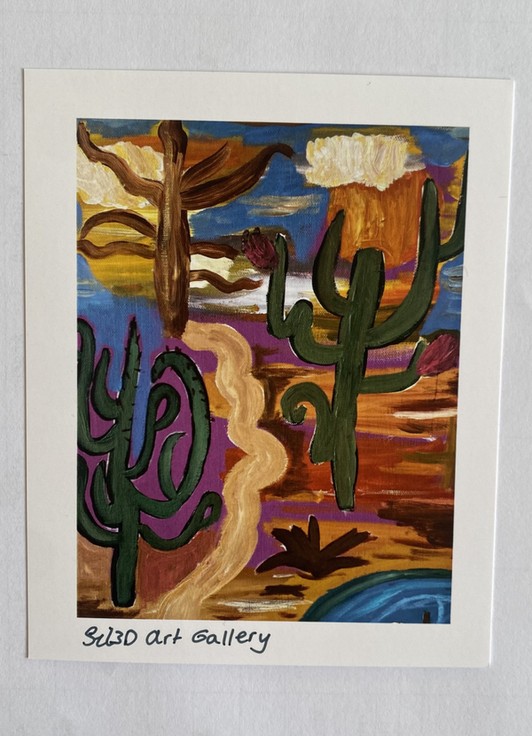 "Deserted Will" 13x10cm Print Card