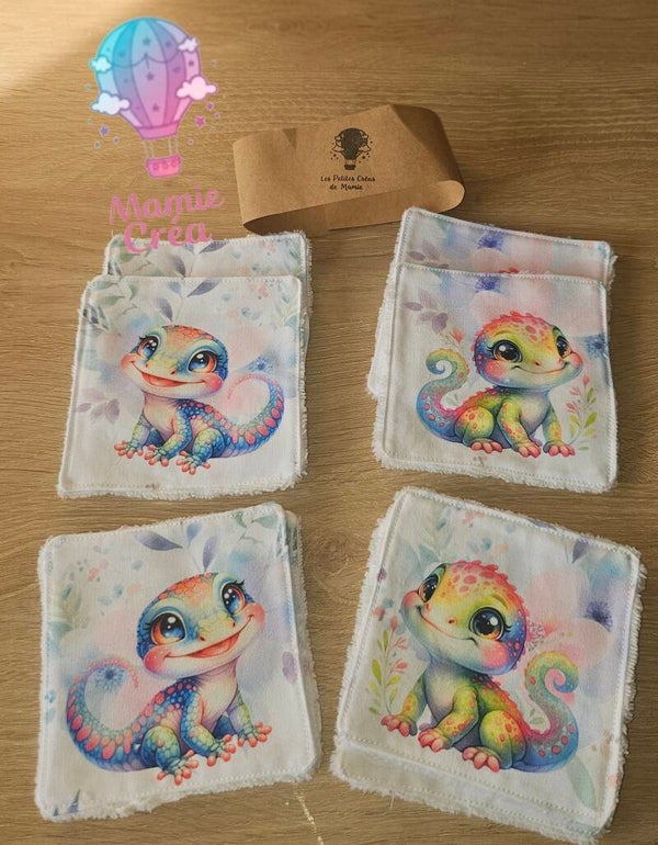 Lot de Débarbouillette / Lingette démaquillante