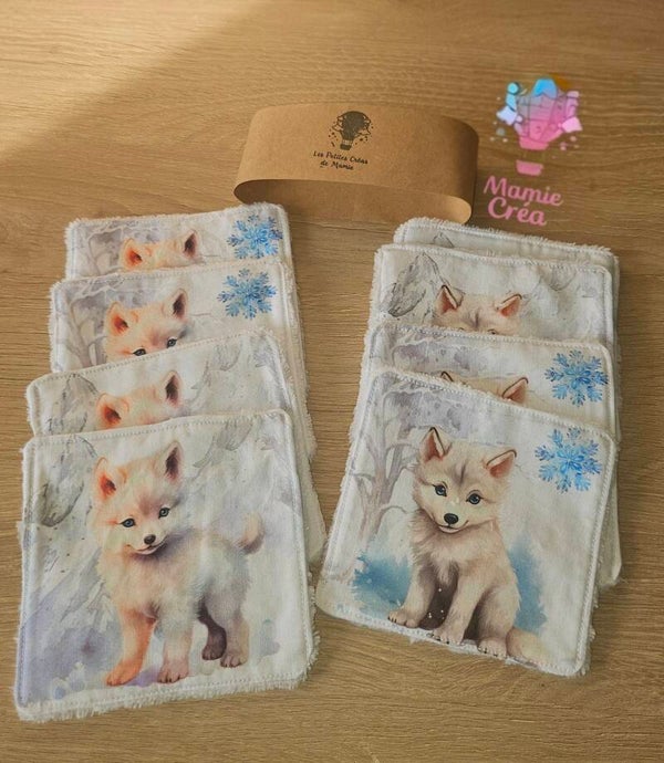 Lot de Débarbouillette / Lingette démaquillante