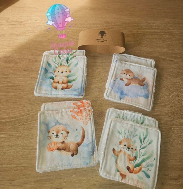 Lot de Débarbouillette / Lingette démaquillante