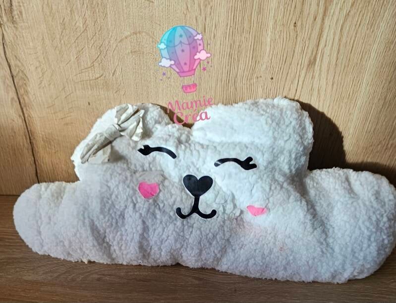 ☁️ Coussin / Oreiller en forme de nuage – Douceur céleste ☁️