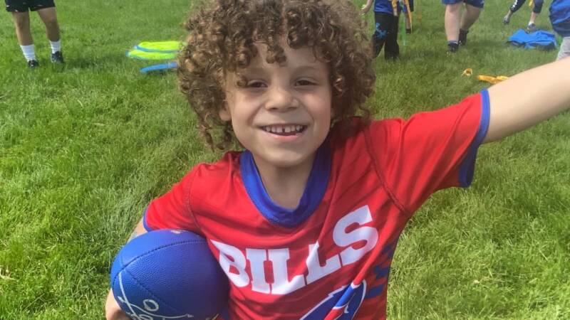 GEK In The Game NFL Flag kids smiling at Houghton Park