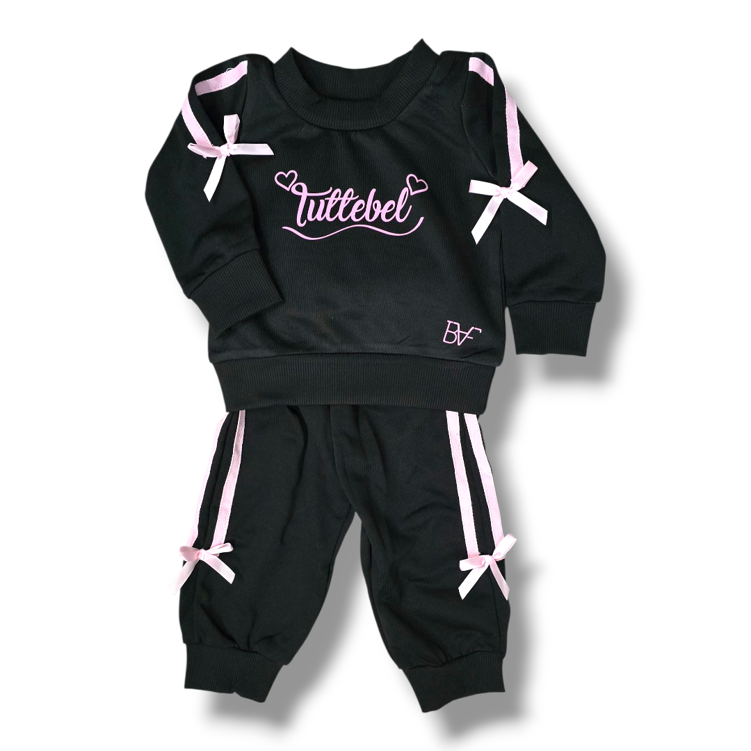 Tuttebel strik set  roze