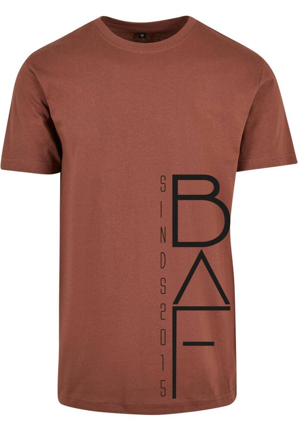 Heren bark T-Shirt beige BAF since