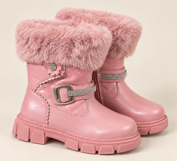 Princess winterboots - Pink