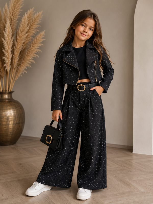 2-delige sparkle set - zwart