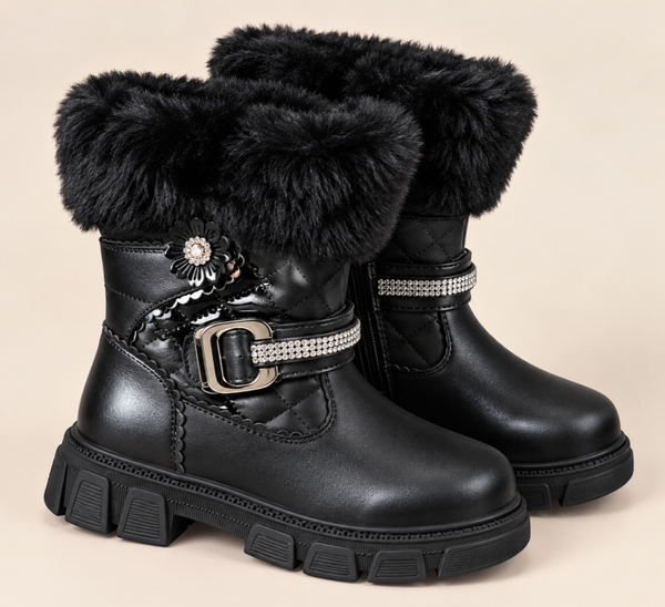 Princess winterboots - Black