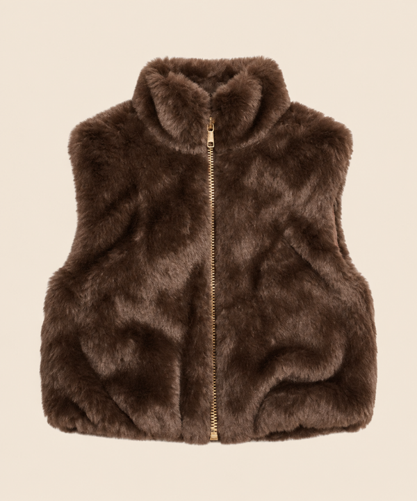 Meisjes Chocolate Teddy bodywarmer