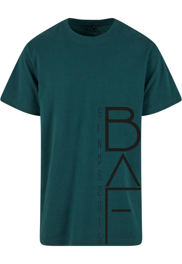 Heren gardengreen T-Shirt beige BAF since
