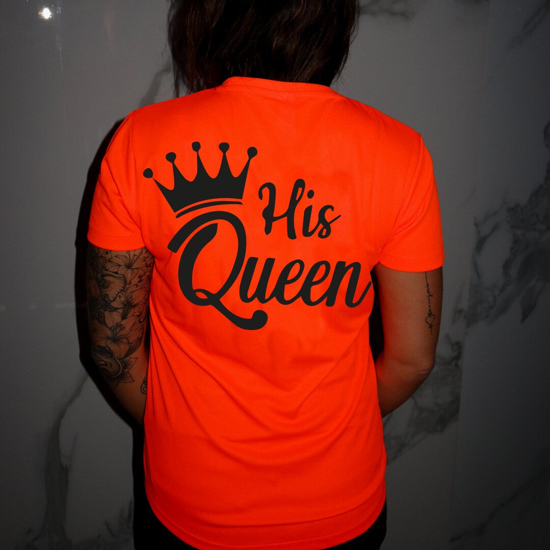 Electric shirt shirt HIS QUEEN