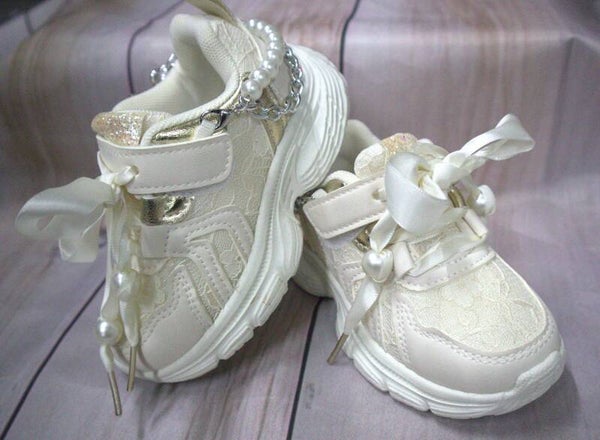 Schoenen Beige met parels