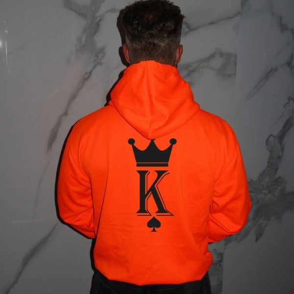Electric oranje hoodie K