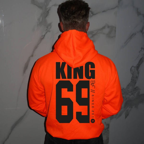 Electric oranje hoodie KING69